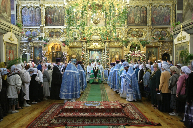 Патриаршее служение в день празднования в честь Донской иконы Пресвятой Богородицы